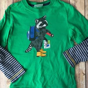Hanna Andersson Raccoon Shirt Boys 110